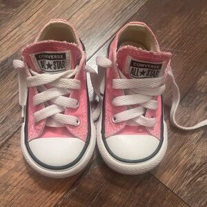 Pink infant converses